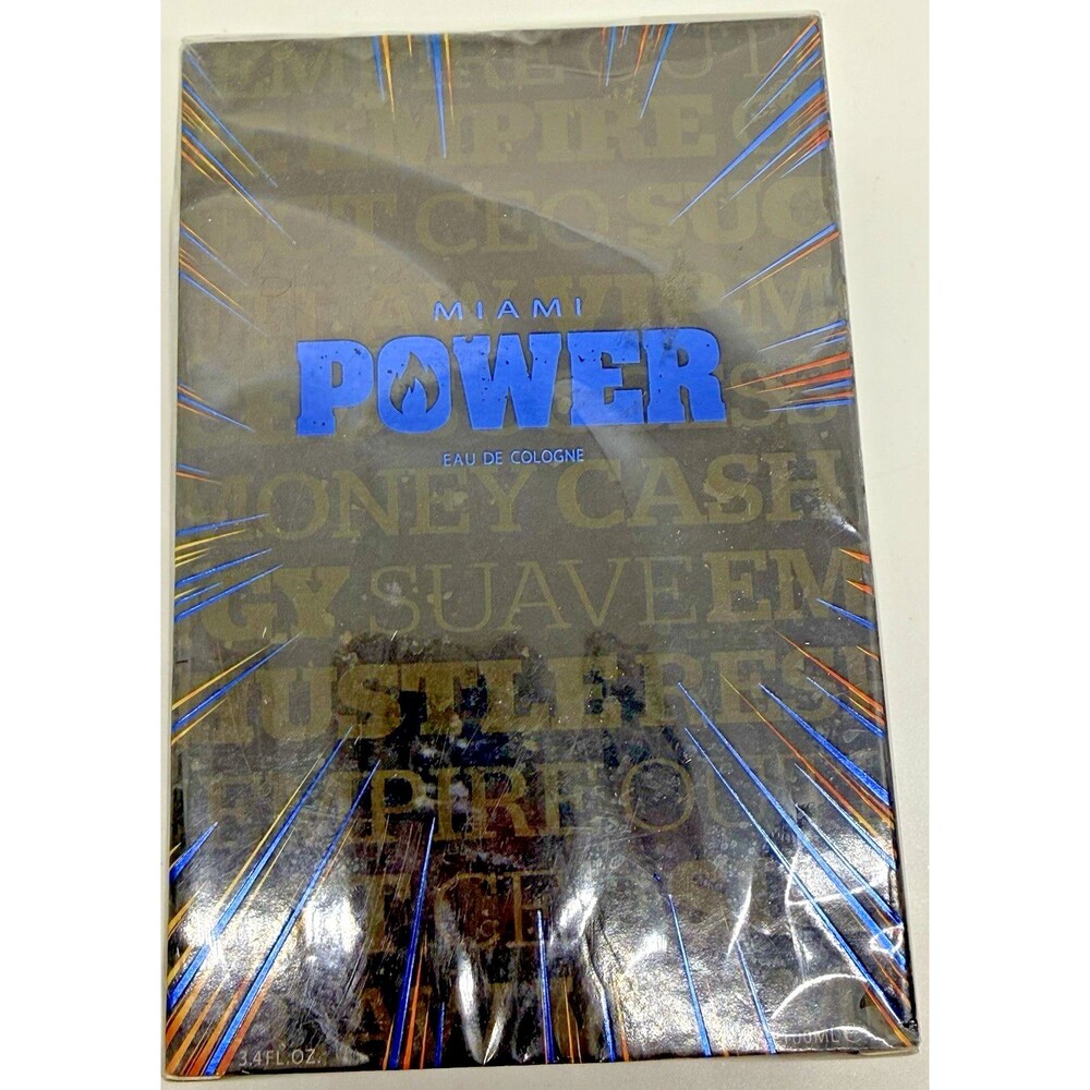 Miami Power Eau de Cologne Men Fragrance 3.4oz 100ml New Sealed - Picture 2 of 5